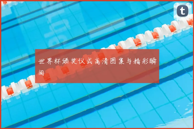 世界杯颁奖仪式高清图集与精彩瞬间